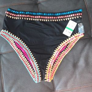 Bar III
Be Weave It High-Waist Bikini Bottoms Size L
